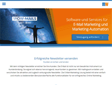 Tablet Screenshot of mailingwork.de